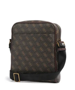 Milano Eco Umhängetasche Lederimitat dunkelbraun