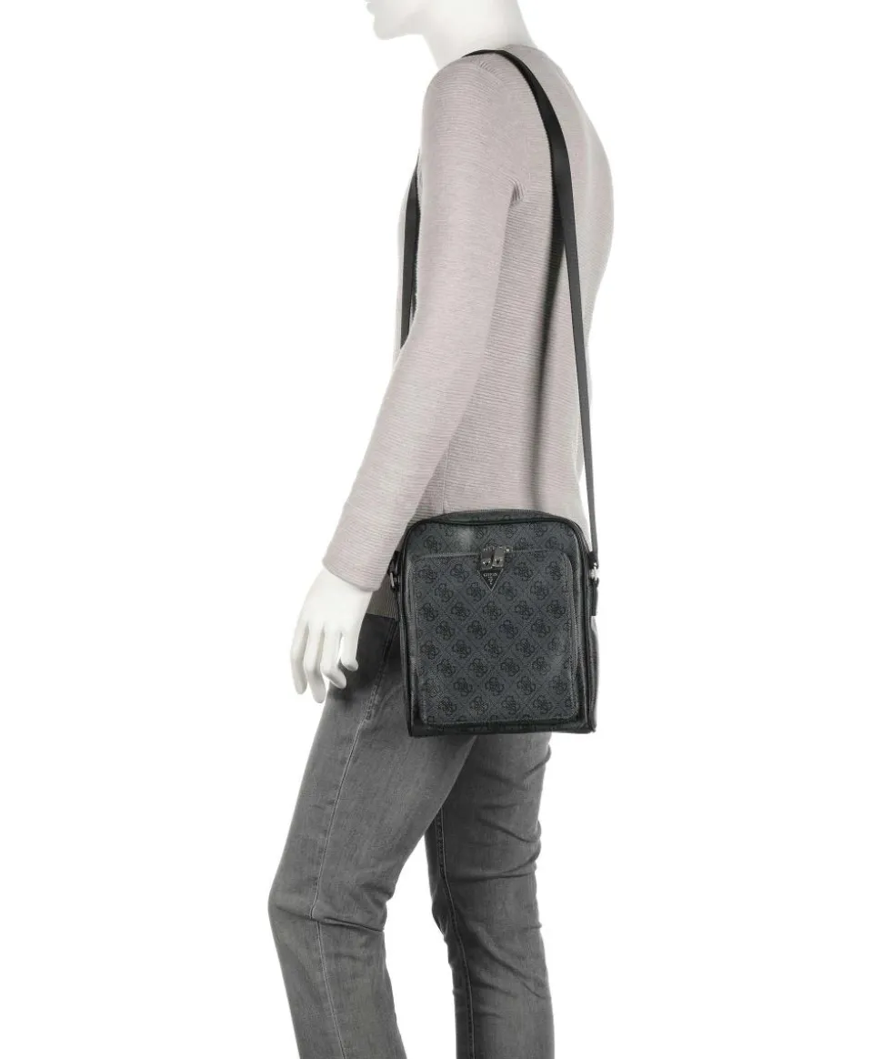 Milano Eco Umhängetasche Lederimitat anthrazit