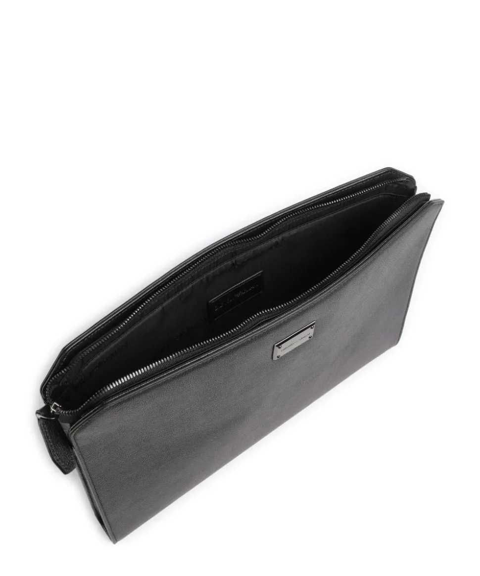 Milano Laptophülle 13″ genarbtes Rindsleder schwarz