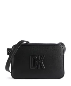 Milano Seventh Avenue Umhängetasche genarbtes Rindsleder schwarz