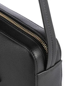 Milano Seventh Avenue Umhängetasche genarbtes Rindsleder schwarz