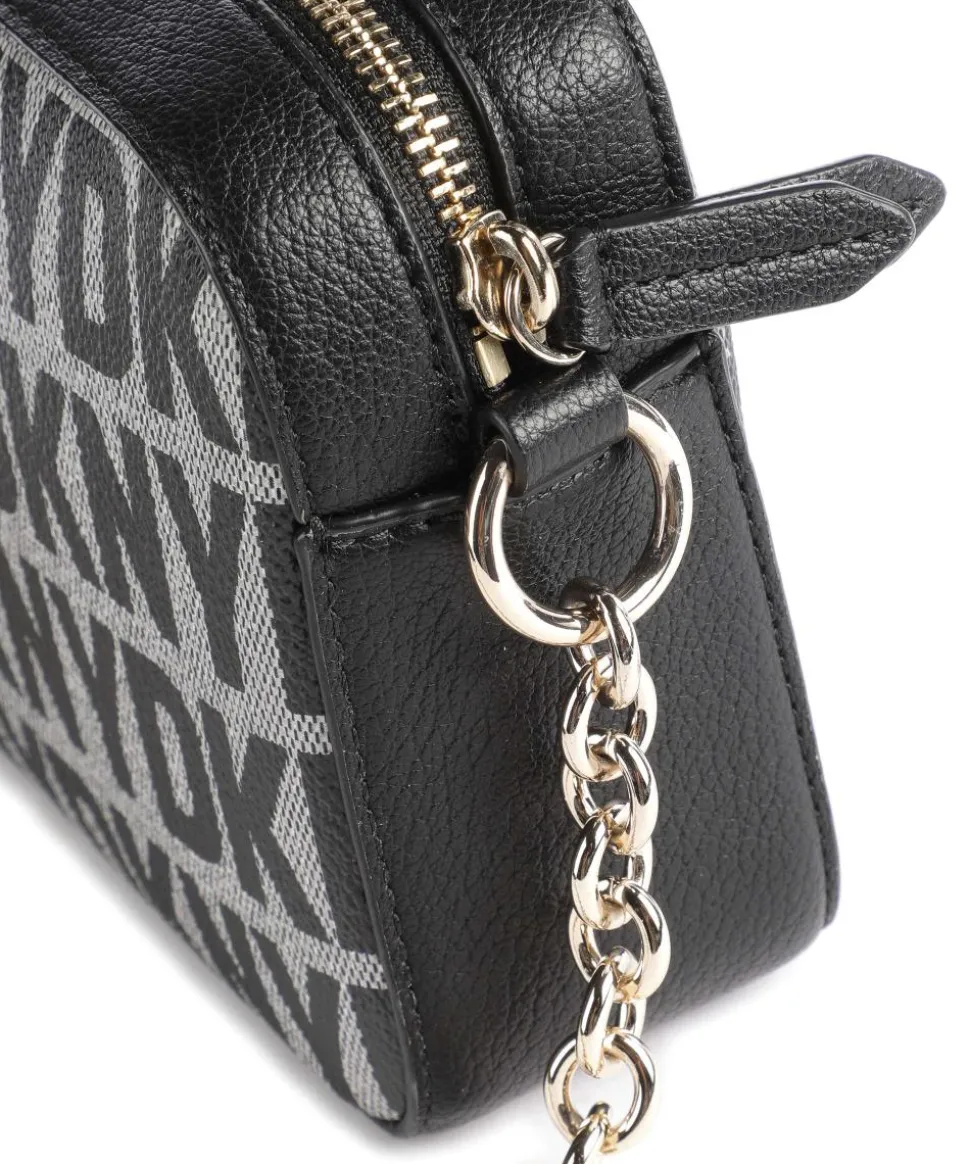 Milano Seventh Avenue Umhängetasche Lederimitat, fein genarbtes Rindsleder schwarz