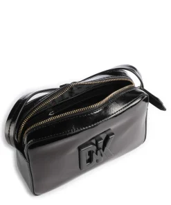 Milano Seventh Avenue Umhängetasche fein genarbtes Rindsleder schwarz