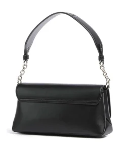Milano The Village Schultertasche fein genarbtes Rindsleder schwarz
