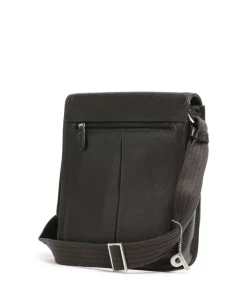 Milano Umhängetasche genarbtes Rindsleder dunkelbraun