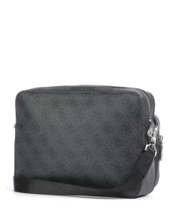 Milano Umhängetasche Lederimitat schwarz