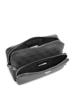 Milano Umhängetasche Lederimitat schwarz