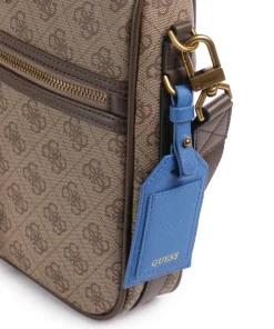 Milano Umhängetasche Lederimitat hellbraun