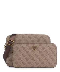 Milano Umhängetasche Lederimitat beige