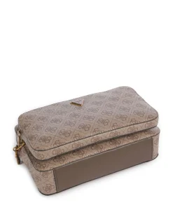 Milano Umhängetasche Lederimitat beige