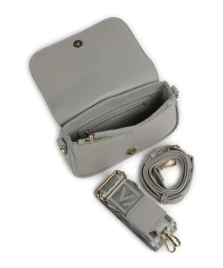 Miramar Umhängetasche Lederimitat hellgrau