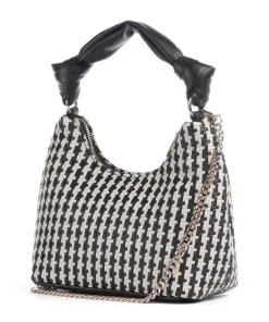 Mirema Handtasche Lederimitat schwarz/weiß