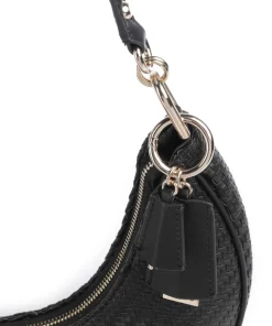 Mirema Schultertasche Lederimitat schwarz