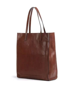 Mirra Shopper fein genarbtes Rindsleder braun