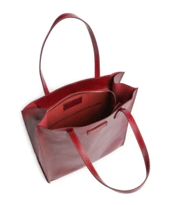 Mirra Shopper Rindsleder dunkelrot