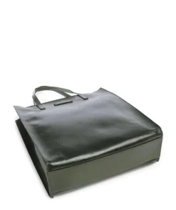 Mirra Shopper Rindsleder dunkelgrün