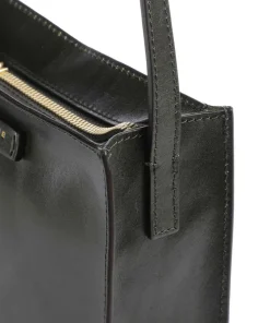 Mirra Umhängetasche fein genarbtes Rindsleder khaki