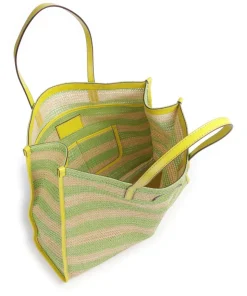 Mirra Wow Shopper Bast grün/beige