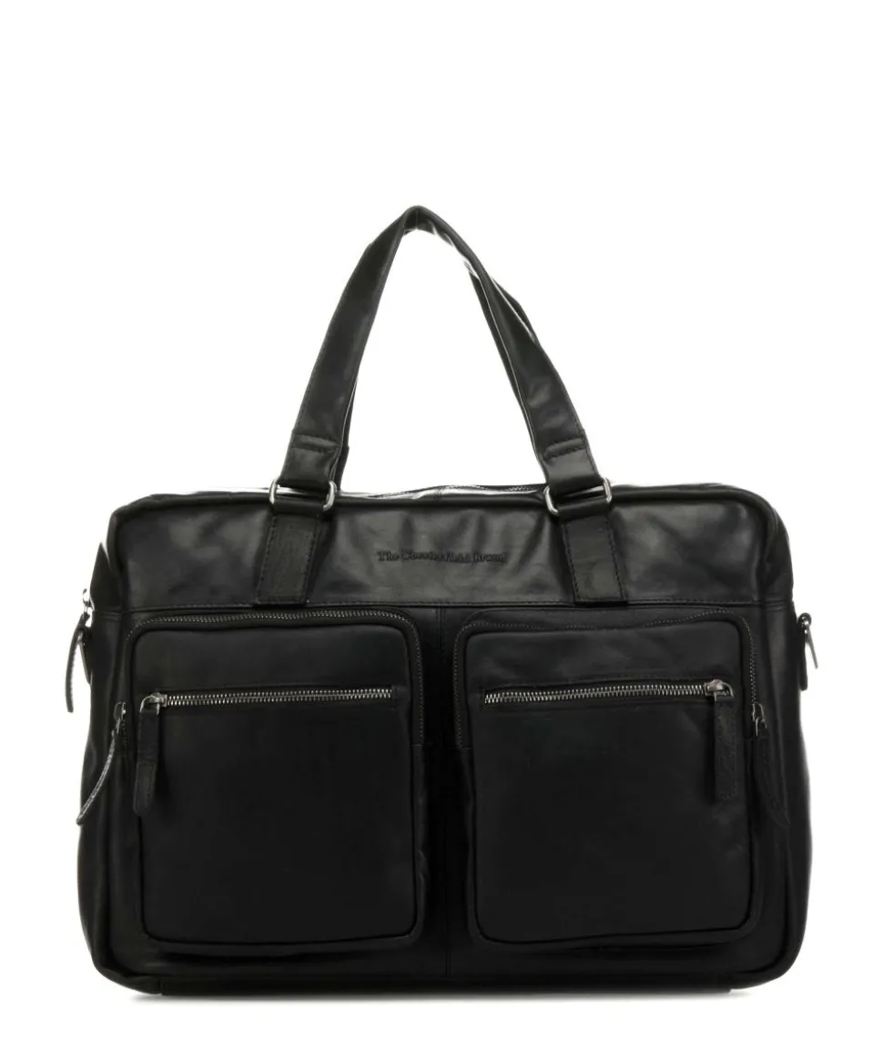 Misha Aktentasche 17″ Pull-Up Rindsleder schwarz