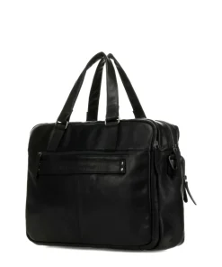 Misha Aktentasche 17″ Pull-Up Rindsleder schwarz