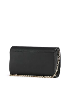 Mona Umhängetasche Saffiano Leder schwarz