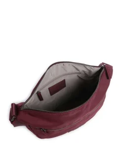 Mono Umhängetasche recyceltes Polyester bordeaux