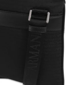 Monogram Umhängetasche Polyamide schwarz