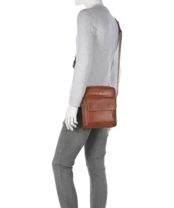 Montana Umhängetasche Rindsleder braun