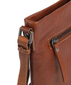 Montreal 20N Umhängetasche genarbtes Leder cognac