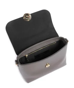 Moonlight S Handtasche genarbtes Leder dunkelgrau