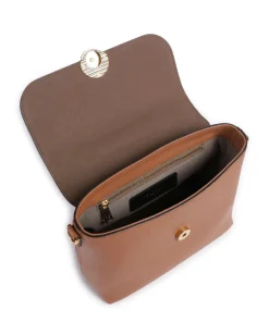 Moonlight S Handtasche genarbtes Leder braun