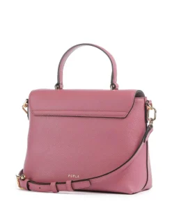 Moonlight S Handtasche genarbtes Leder pink