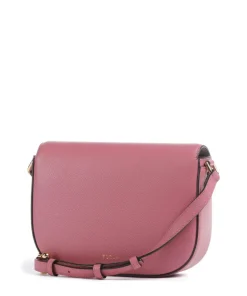 Moonlight S Umhängetasche genarbtes Leder pink