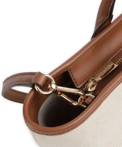 Moore Handtasche Canvas beige/braun