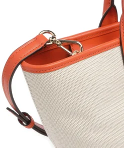Moore Handtasche Canvas beige/orange