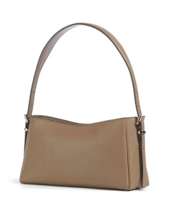 Moore Schultertasche genarbtes Rindsleder braun