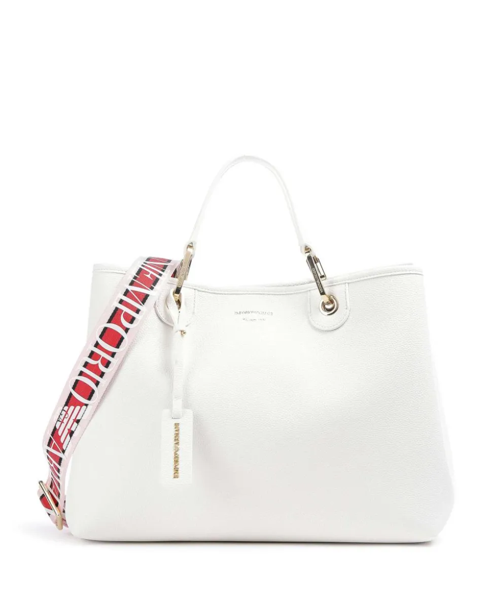 My EA Handtasche Lederimitat weiß