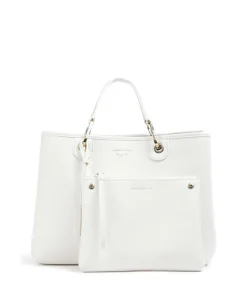 My EA Handtasche Lederimitat weiß