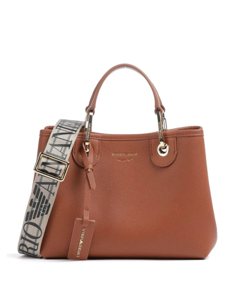 My EA Handtasche Lederimitat braun