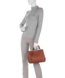 My EA Handtasche Lederimitat braun