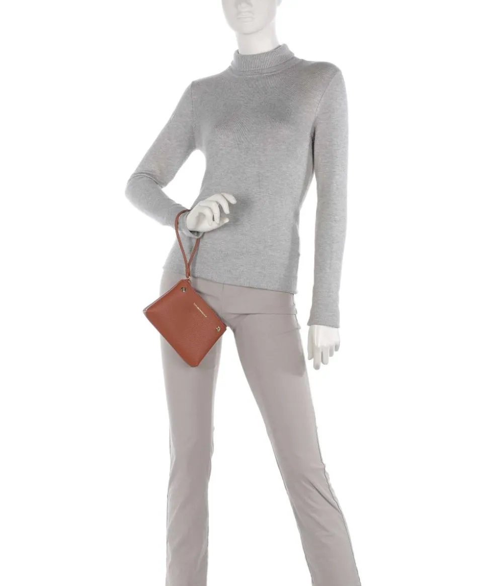 My EA Handtasche Lederimitat braun