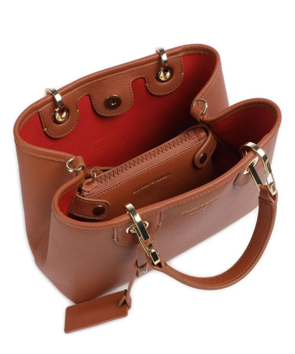 My EA Handtasche Lederimitat braun