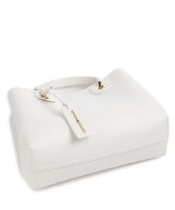 My EA Handtasche Lederimitat weiß