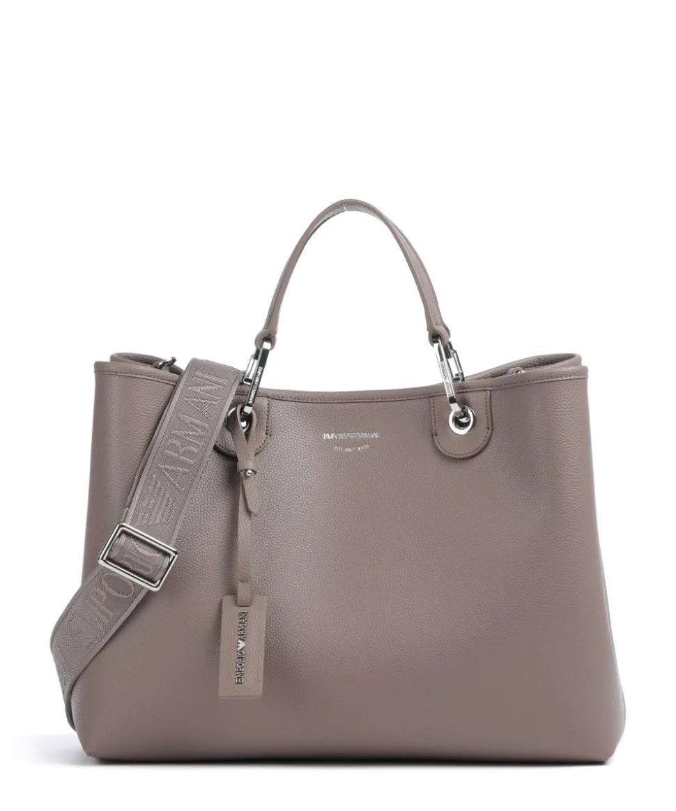 My EA Handtasche Lederimitat taupe