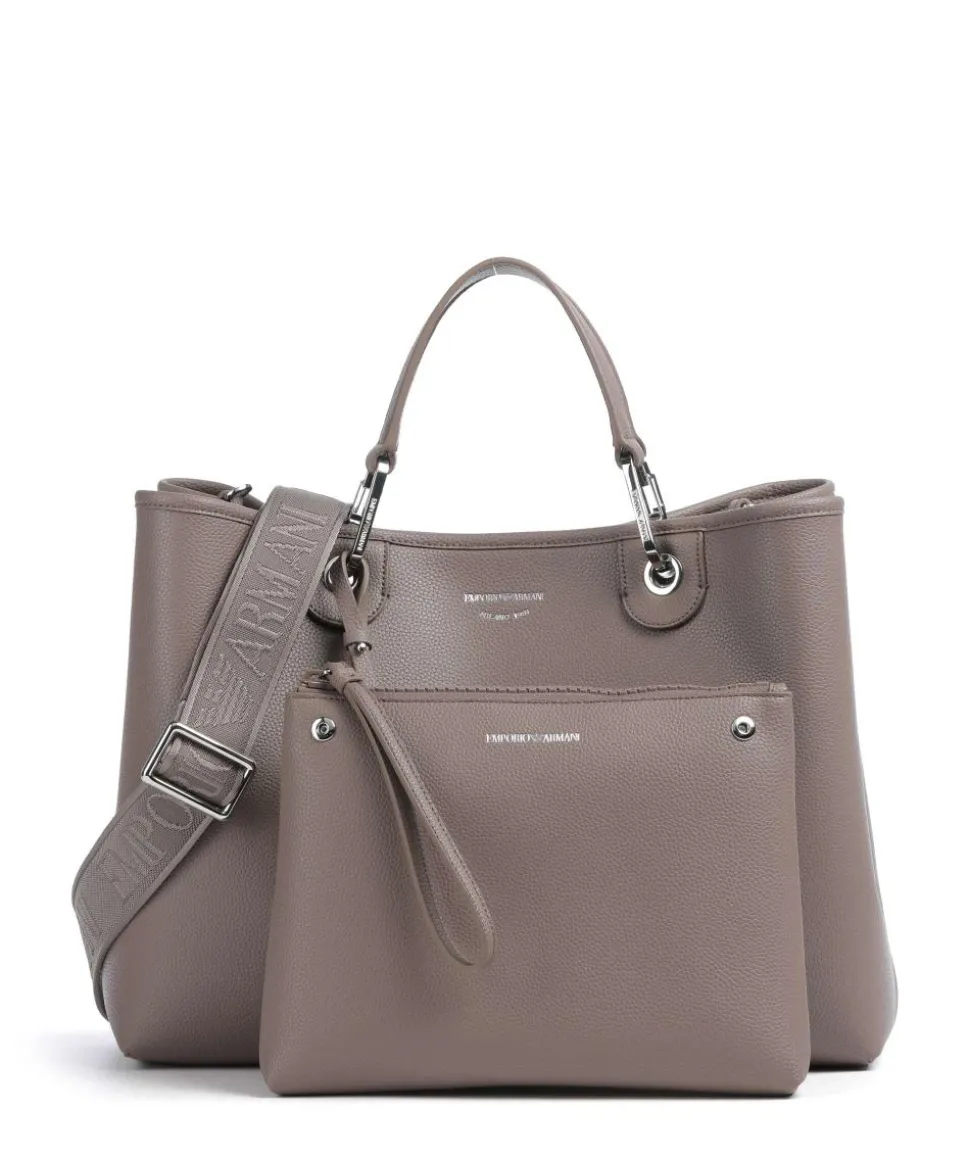 My EA Handtasche Lederimitat taupe