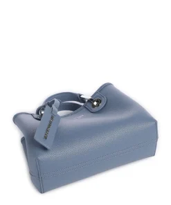 My EA Handtasche Lederimitat blaugrau