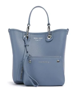 My EA Handtasche Lederimitat blaugrau