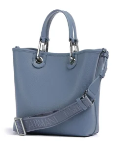 My EA Handtasche Lederimitat blaugrau