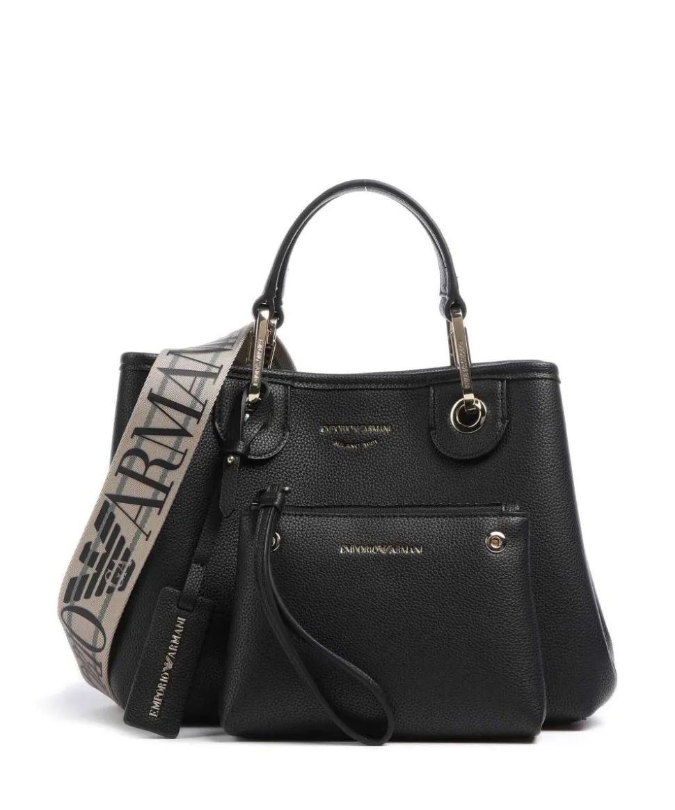 My EA Handtasche Lederimitat schwarz