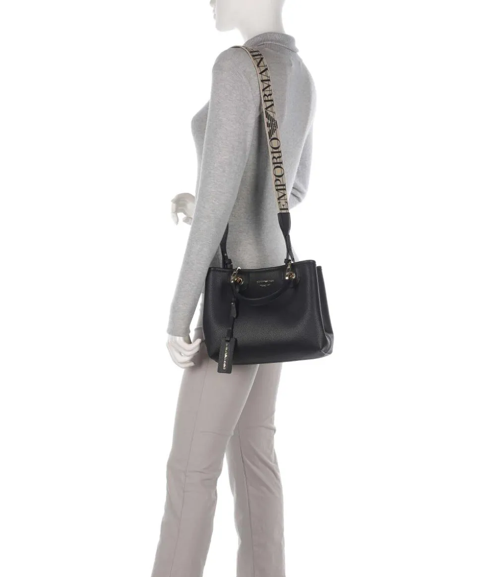 My EA Handtasche Lederimitat schwarz